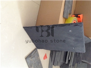 P018 Black Slate Flooring Paving Stone, Wall Tiles
