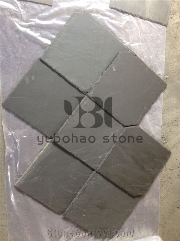 P018 China Black Slate Pattern, Wall Application