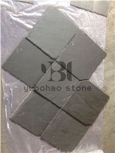 P018 Chinese Black Slate,Ashlar Stone Veneer/Tiles
