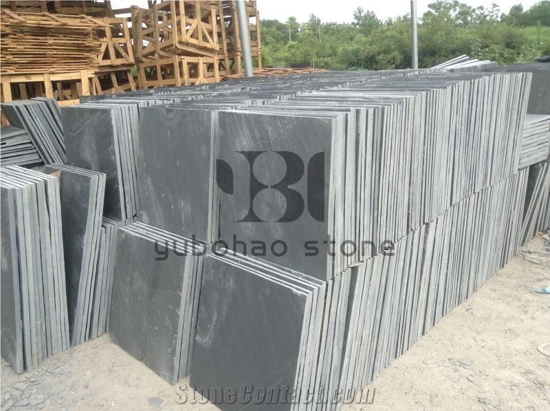 P018 Jiangxi Black Slate,Flooring Application/Tile