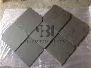 Wall Cladding Chinese Black Slate P018 Floor Tiles