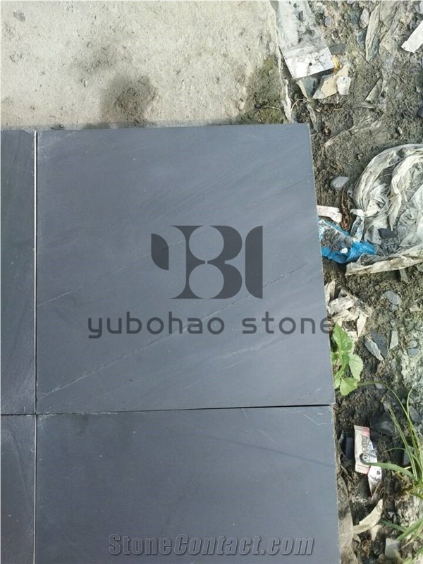 Wall Covering/Floor Tiles,Chinese Black Slate P018