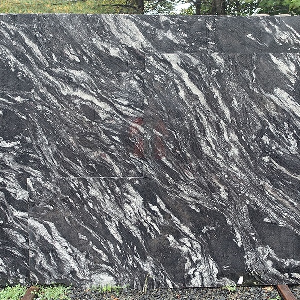 Black Wave Granite Slab