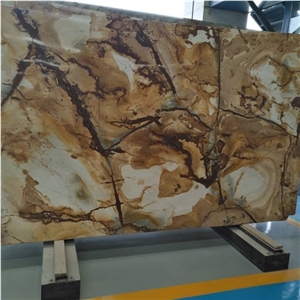 Brazil Gold Flamenco Quartzite Slab