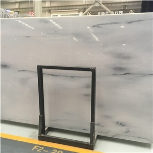 Grey Veins White Marble Slabs