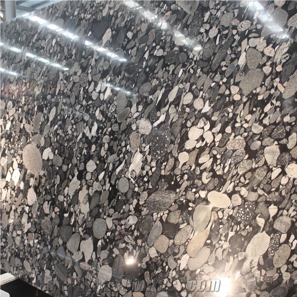 Morgan Black Granite Slab