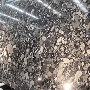 Morgan Black Granite Slab
