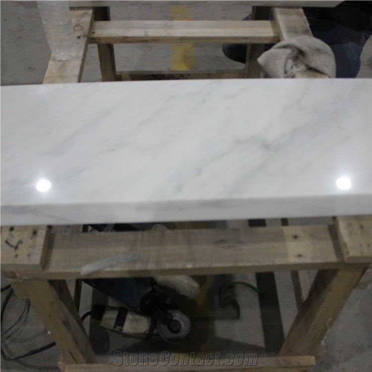 Oriental White Marble Rectangle Table Top