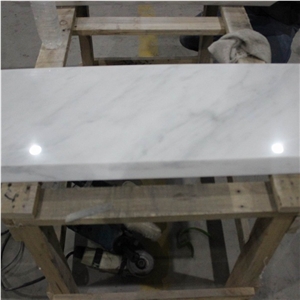 Oriental White Marble Rectangle Table Top