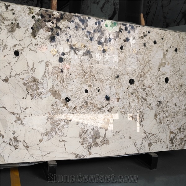 White Alpine Granite Slab