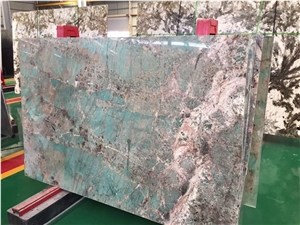 Amazon Green Quartzite Slabs for Feature Wall