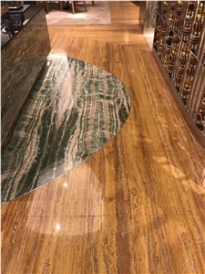 Bamboo Green Marble Slabs for Countertops
