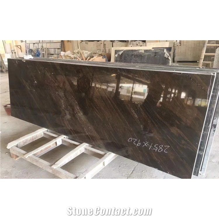 Fantasy Brown Marble Slab for Wall Installation