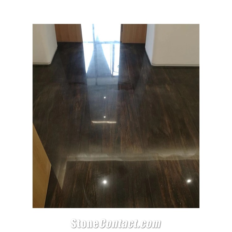 Fantasy Brown Marble Slab for Wall Installation