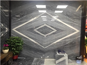 Grey Marble Tiles for Wall and Flooring Covering