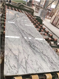 New Bookmatched Calacatta Grey Marble Slabs