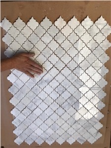 New Designs Carrara White Marble Mosaic Tiles