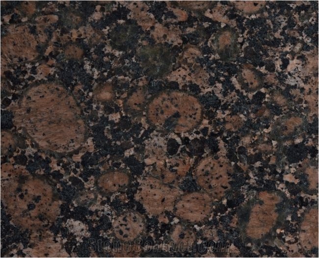 Polished Finland Baltic Brown Granite Slab Tile
