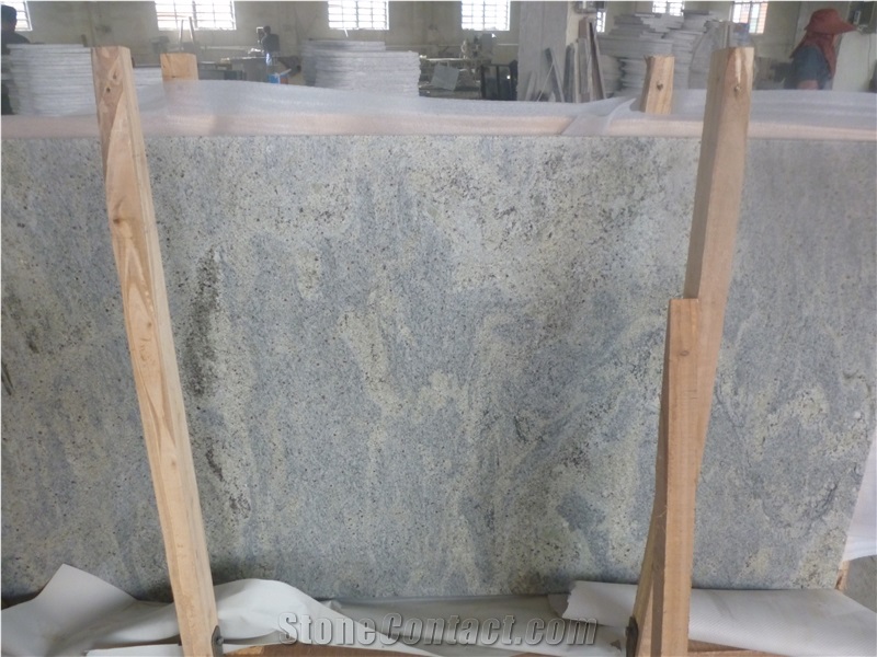 Polished India Kashmir Ivory Granite Slab and Tile