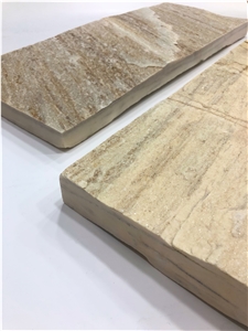 Vanilla Quartzite Cut Stone Irregular Surface