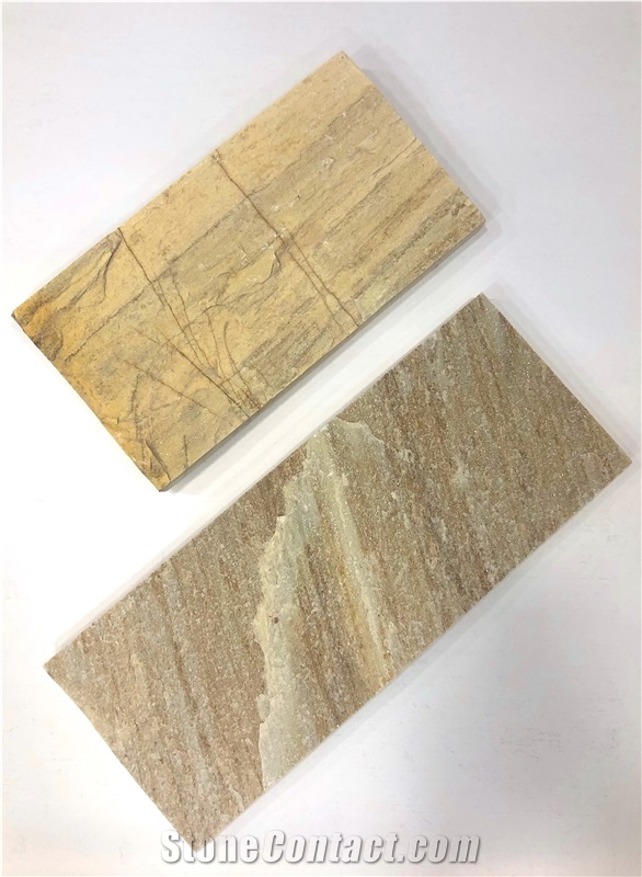 Vanilla Quartzite Cut Stone Irregular Surface