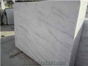 Kavalas Semi-White Marble Slabs, Greece Semi White Marble