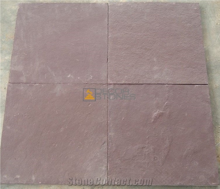 Indian Chocolate Slate Stone, Burgundy Slate Tiles
