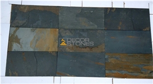 Rustic Black Slate Stone Tiles