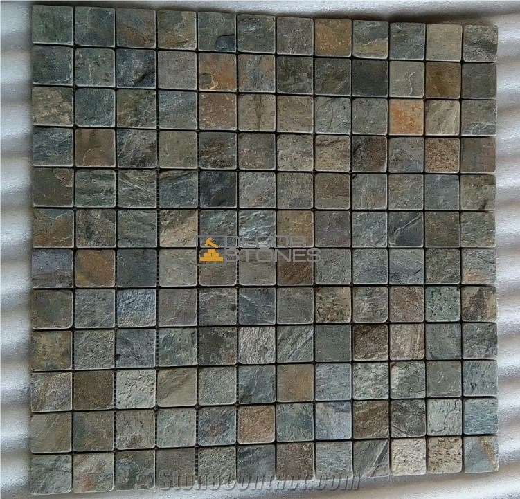 Zeera Green Quartzite Mosaic