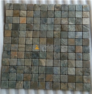 Zeera Green Quartzite Mosaic