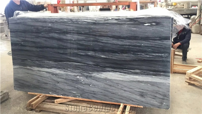 Blue Gray Sand Marble Slabs & Flooring Tiles Price