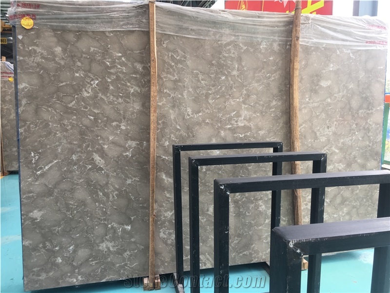 Bossy Grey Marble Slabs & Wall Flooring Tile Price