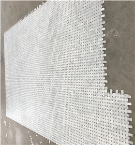 Carrara White Basketweave Marble Mosaic Tile Price