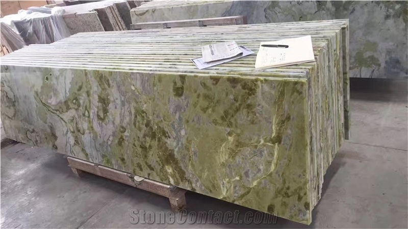 Emerald Jade Marble Slabs & Walling Flooring Tiles