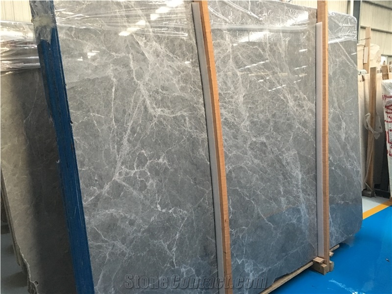 Light Net Grey Marble Slabs & Flooring Tiles Price