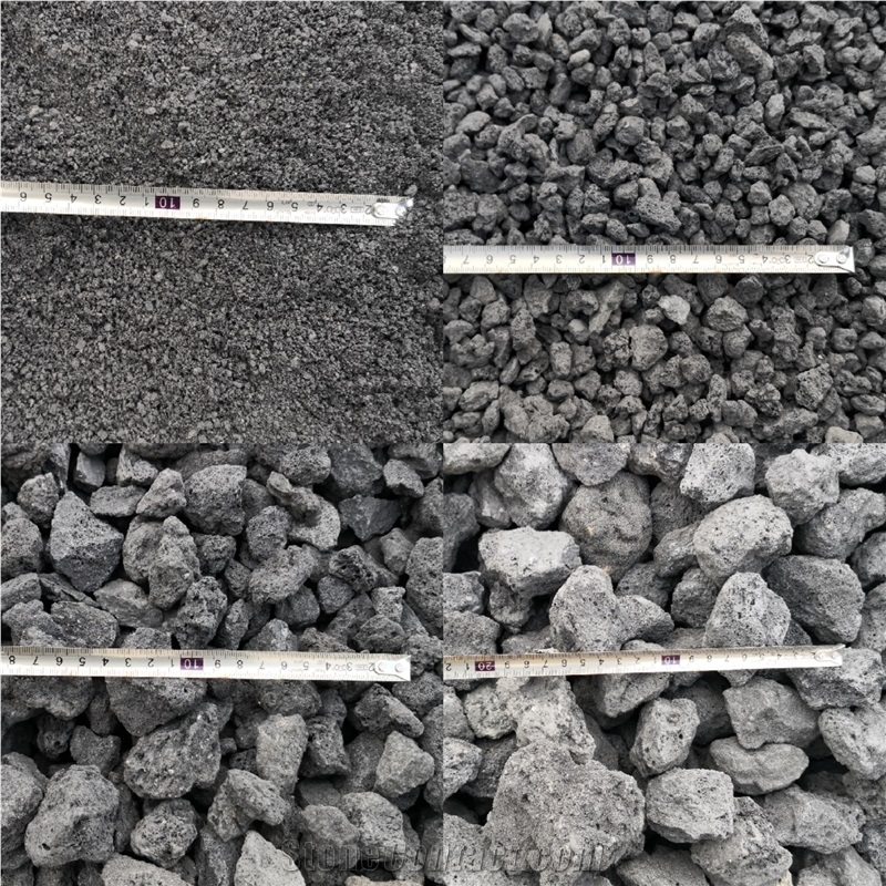 Quarry Price Black Lava Rock Landscaping Stone
