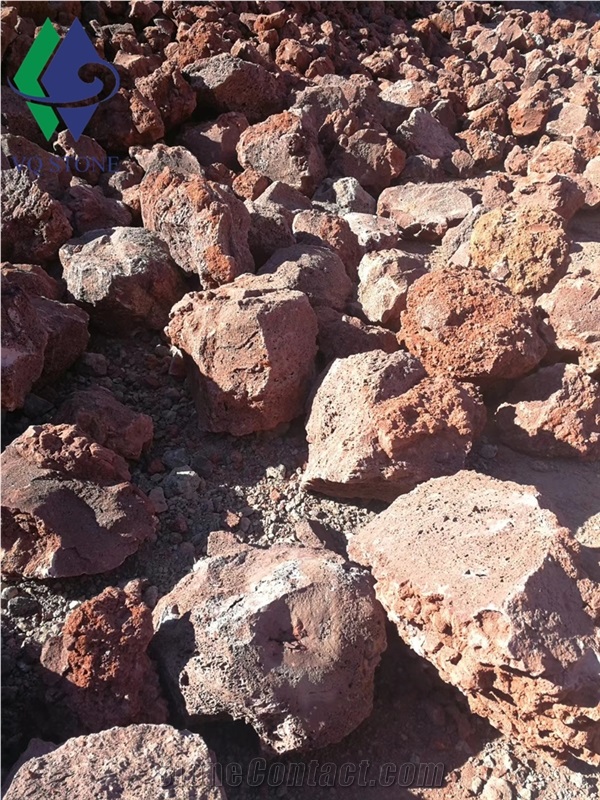 Red Lava Rock, Red Volcanic Rock, Red Pumice Stone