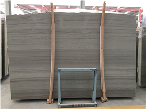 Silkwood Wooden Grain Beige Marble Slab Floor Tile