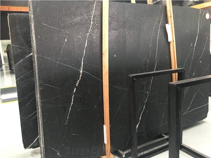 Whosale Cheap Marquina Black Marble Slabs Price