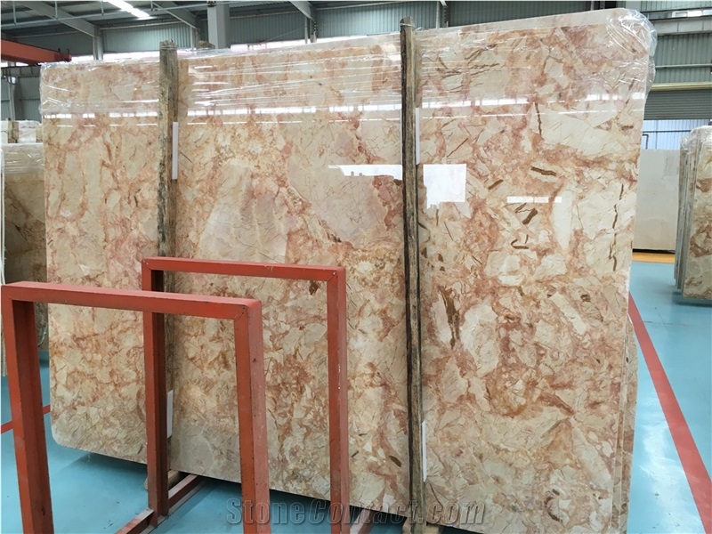 Whosale Cheap Sky Gold Marble Slabs Price