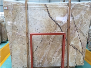 Whosale Cheap Yellow River Marble Slabs Price