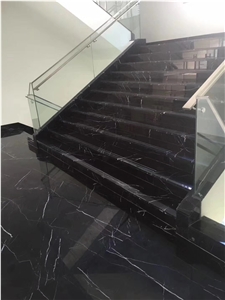 Whosale China Marquina Marble Steps Riser