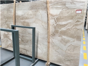 Whosale Polished Dino Beige Marble Slabs Price