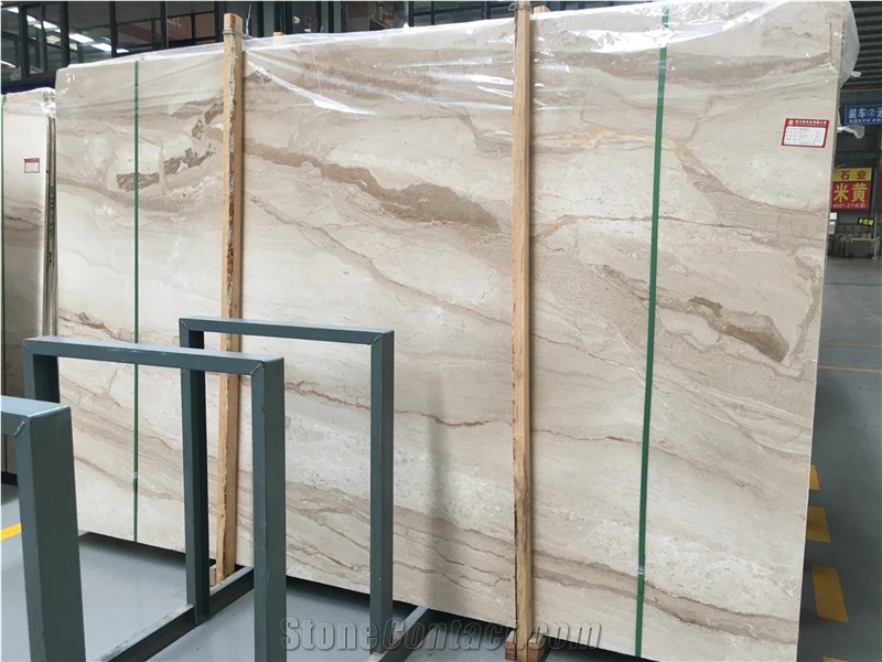 Whosale Polished Dino Beige Marble Slabs Price