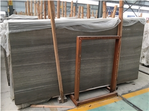 Wood Grain Brown Marble Slabs & Wall Flooring Tile