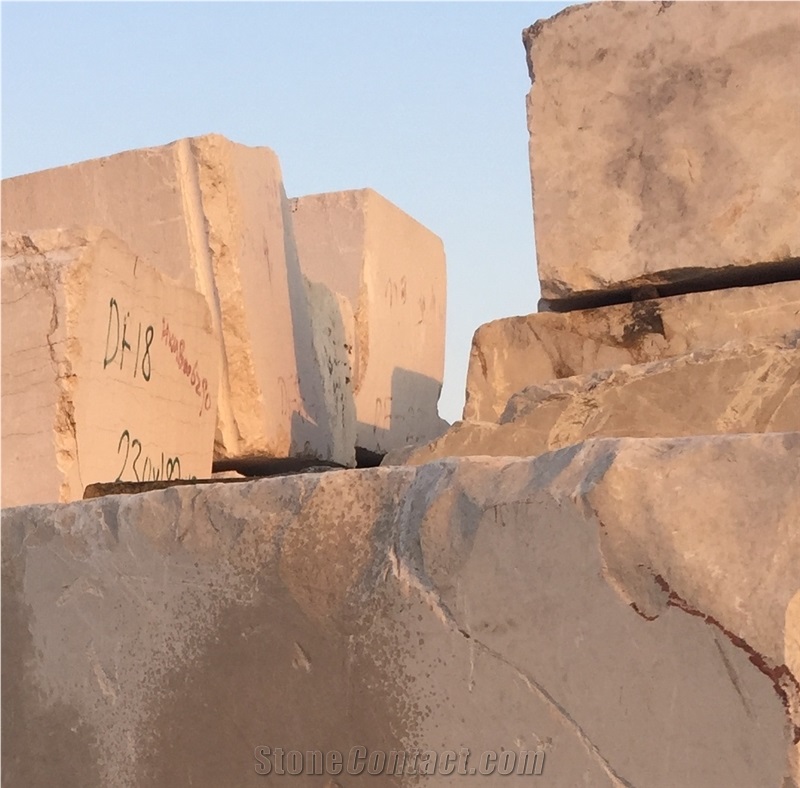 Beige Limestone Blocks