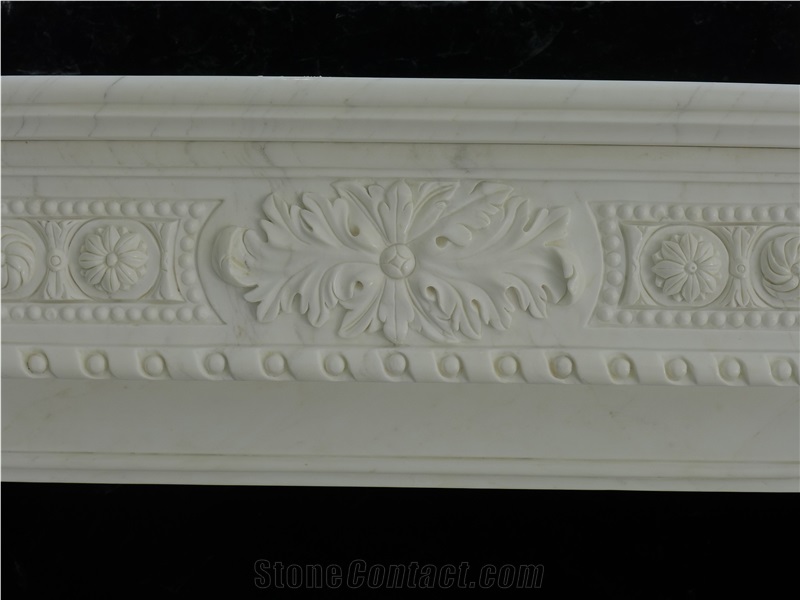 Beautiful French Stylel Marble Fireplace Mantel