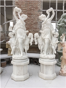 Beautiful Hand Carved Marble Statues