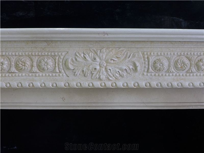 Classic Hand Carved Indoor Mantel