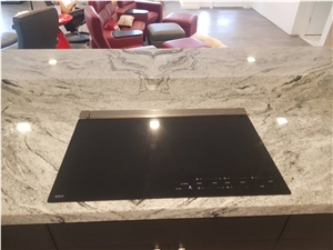 Granite Mitered Edges Seamless Kitchen Counters